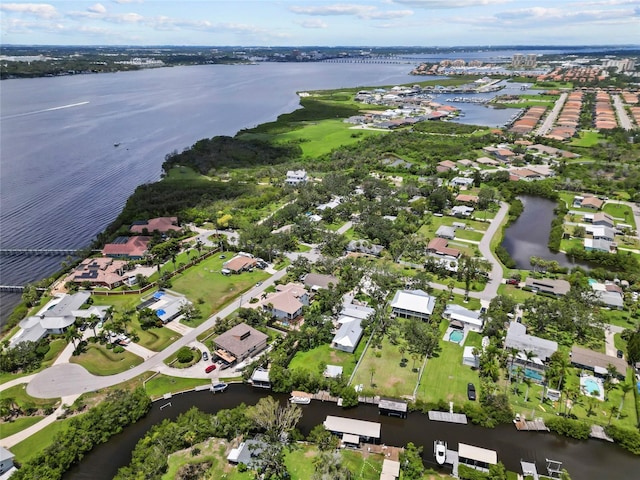 358 Highland Shores Dr, Ellenton, FL 34222 - aerial overview of property's location with a large body of water and nearby suburban area