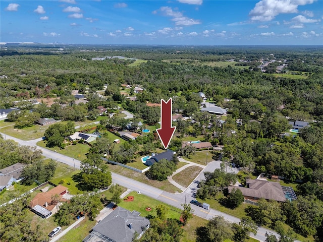 11203 Egret Nest Ct, Riverview, FL 33569 - aerial perspective of suburban area featuring a forest