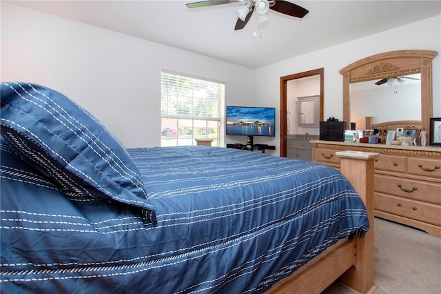 4205 Helene Pl, Valrico, FL 33594 - bedroom with carpet flooring and a ceiling fan