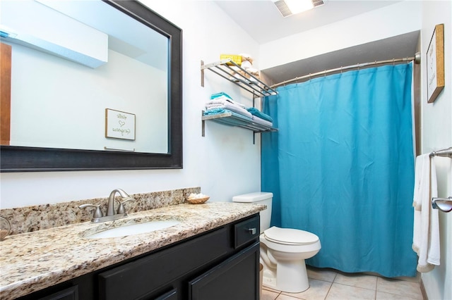 4205 Helene Pl, Valrico, FL 33594 - full bath with vanity, tile patterned flooring, and curtained shower