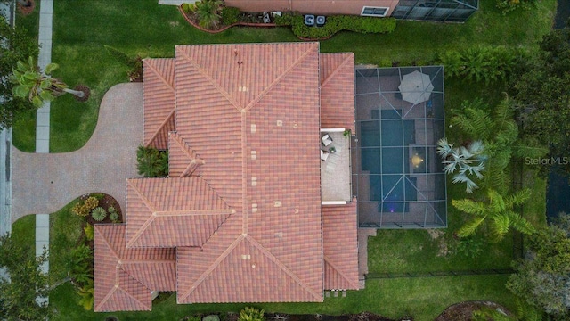 8358 Dunham Station Dr, Tampa, FL 33647 - view from above of property
