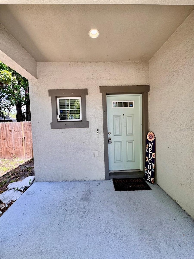 2612 E 26th Ave, Tampa, FL 33605 - property entrance with stucco siding