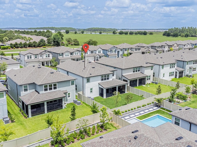 7700 Bronze Oak Dr, Wesley Chapel, FL 33545 - aerial perspective of suburban area