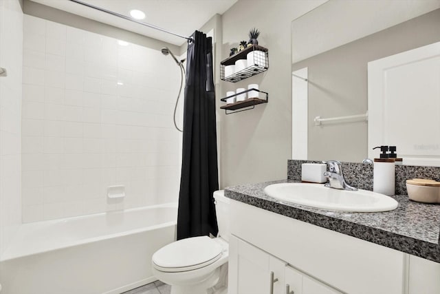 12838 Wildflower Meadow Dr, Riverview, FL 33579 - full bathroom with vanity and shower / bath combo