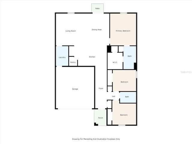 12838 Wildflower Meadow Dr, Riverview, FL 33579 - view of home floor plan