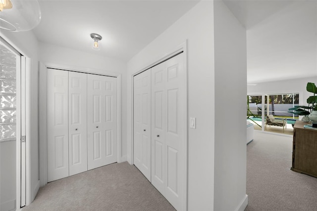 5884 51st St S, Saint Petersburg, FL 33715 - hall featuring carpet floors