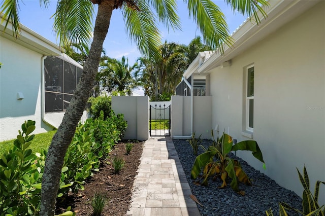 5884 51st St S, Saint Petersburg, FL 33715 - view of yard with a gate