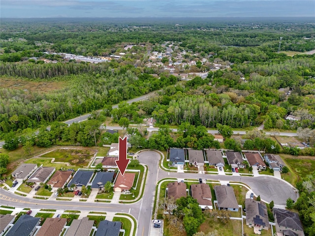 12337 Rose Haven Blvd, New Port Richey, FL 34654 - view of property location with a heavily wooded area and nearby suburban area
