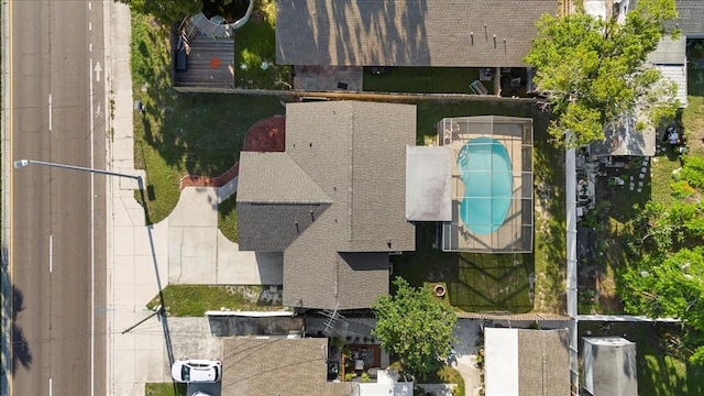 2233 Curlew Rd, Dunedin, FL 34698 - bird's eye view of a pool area