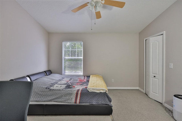 5717 Fishhawk Ridge Dr, Lithia, FL 33547 - bedroom with carpet flooring and ceiling fan