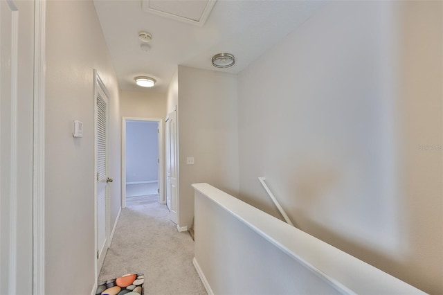 5717 Fishhawk Ridge Dr, Lithia, FL 33547 - hall featuring an upstairs landing and light colored carpet
