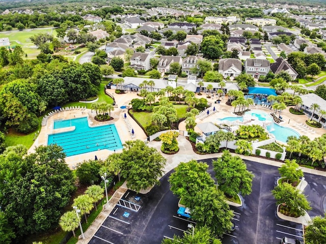 5717 Fishhawk Ridge Dr, Lithia, FL 33547 - drone / aerial view of a pool area