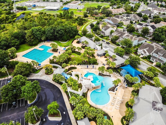 5717 Fishhawk Ridge Dr, Lithia, FL 33547 - bird's eye view of a pool
