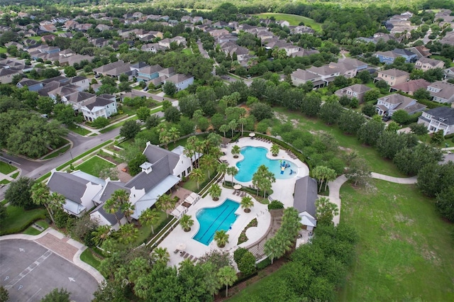 5717 Fishhawk Ridge Dr, Lithia, FL 33547 - view of property location featuring a pool and nearby suburban area