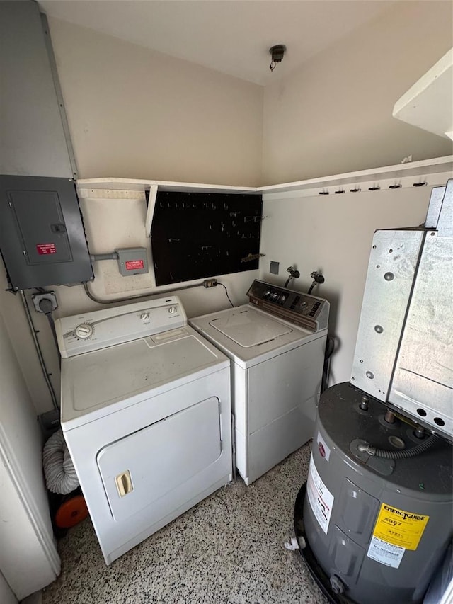 11423 77th Ave, Seminole, FL 33772 - laundry room with washer and dryer and electric panel