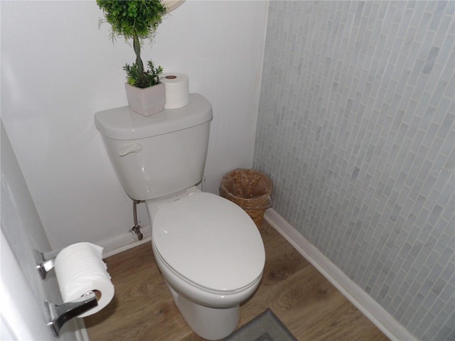 2617 Cove Cay Dr Unit 707, Clearwater, FL 33760 - bathroom with wood finished floors and toilet