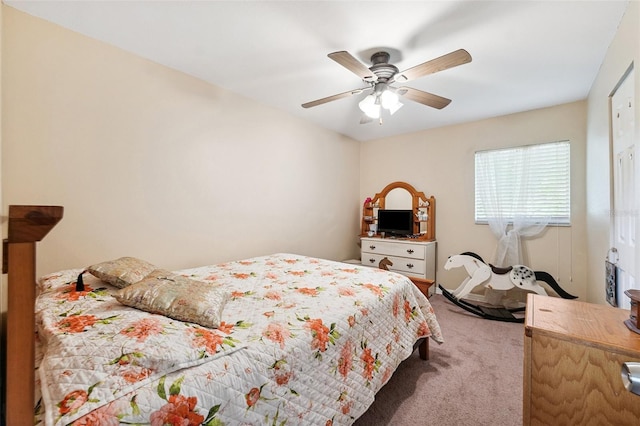14803 Tulip Dr, Tampa, FL 33613 - carpeted bedroom featuring ceiling fan