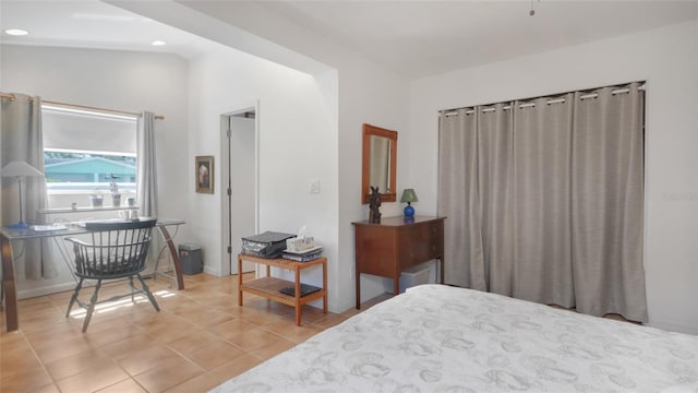 2807 Miriam St S, Gulfport, FL 33711 - bedroom with light tile patterned flooring and recessed lighting