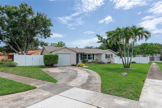 1806 11th St SW, Largo, FL 33778 - ranch-style home with an attached garage and concrete driveway