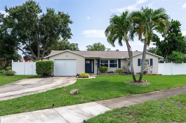 1806 11th St SW, Largo, FL 33778 - ranch-style house with a garage and driveway
