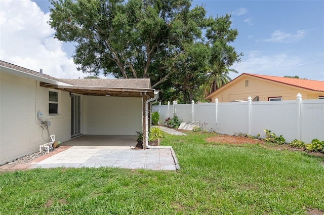 1806 11th St SW, Largo, FL 33778 - view of yard featuring a patio and a carport