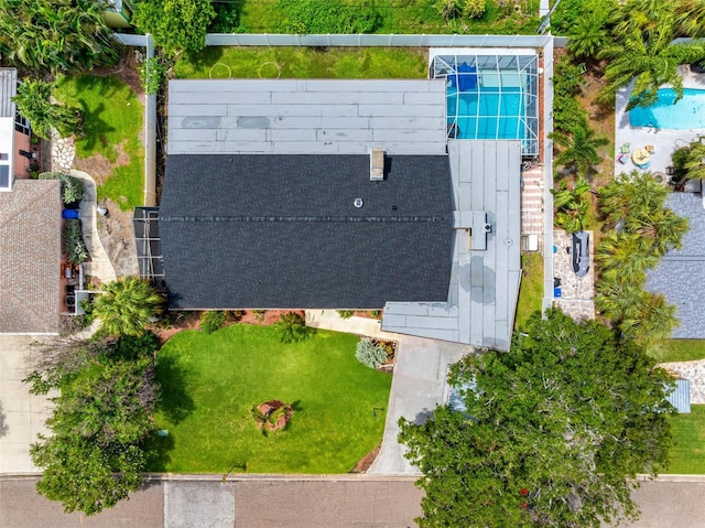 3944 49th Ave S, Saint Petersburg, FL 33711 - aerial view of property and surrounding area with a pool