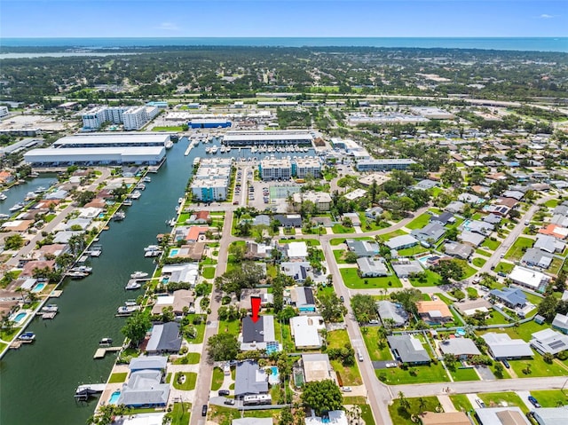 3944 49th Ave S, Saint Petersburg, FL 33711 - aerial view of property's location with a large body of water