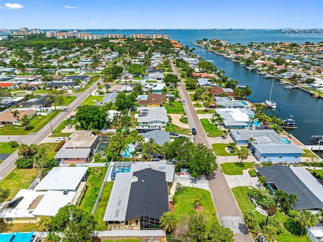 3944 49th Ave S, Saint Petersburg, FL 33711 - aerial view of residential area with a nearby body of water