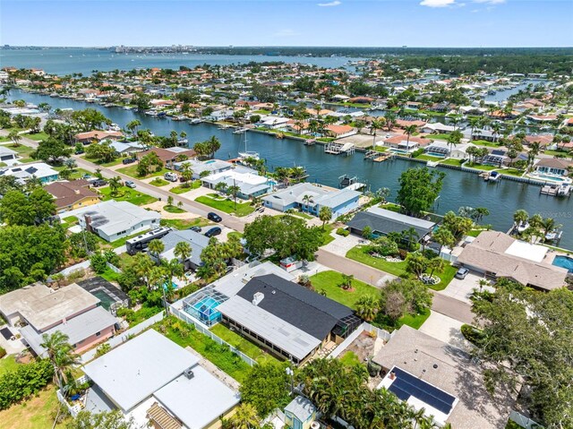 3944 49th Ave S, Saint Petersburg, FL 33711 - aerial perspective of suburban area with a nearby body of water