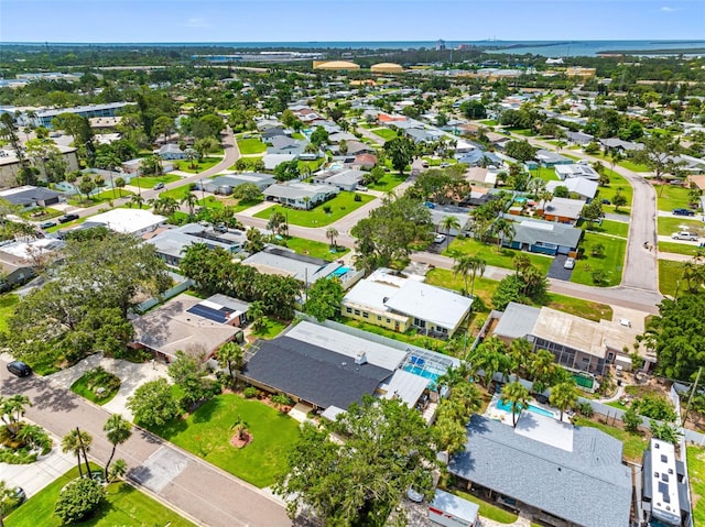 3944 49th Ave S, Saint Petersburg, FL 33711 - aerial overview of property's location with nearby suburban area