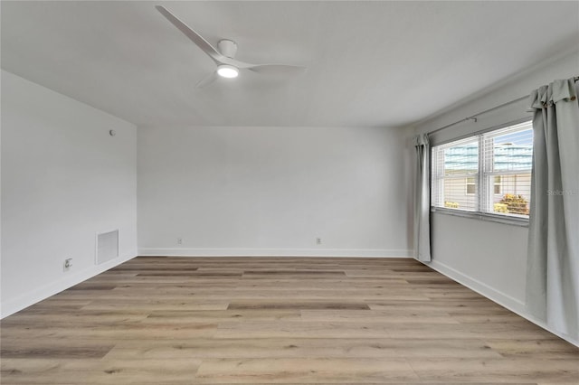 302 Andover Pl Unit G156, Sun City Center, FL 33573 - spare room with ceiling fan and light wood-style flooring