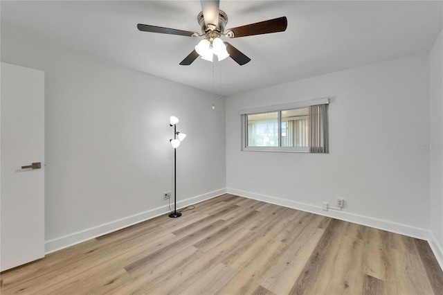 302 Andover Pl Unit G156, Sun City Center, FL 33573 - empty room with ceiling fan and wood finished floors