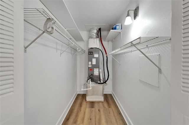 302 Andover Pl Unit G156, Sun City Center, FL 33573 - walk in closet featuring light wood finished floors