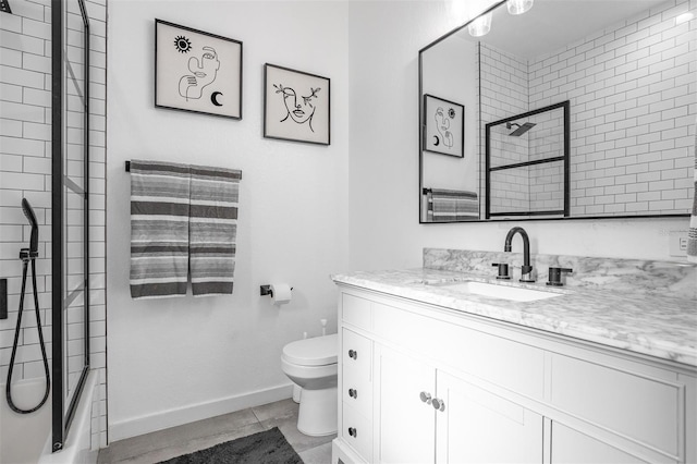 851 3rd Ave N, Saint Petersburg, FL 33701 - bathroom featuring vanity, tile patterned floors, and bathing tub / shower combination