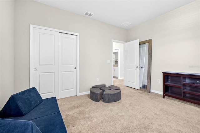 33854 Floating Heart Ct, Wesley Chapel, FL 33545 - sitting room featuring carpet and baseboards