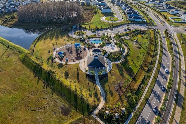 33854 Floating Heart Ct, Wesley Chapel, FL 33545 - bird's eye view of a nearby body of water