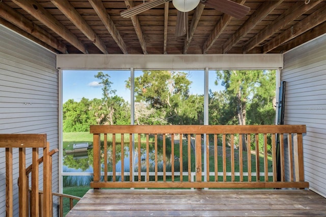 9660 Tara Cay Ct Unit 38, Seminole, FL 33776 - view of wooden deck