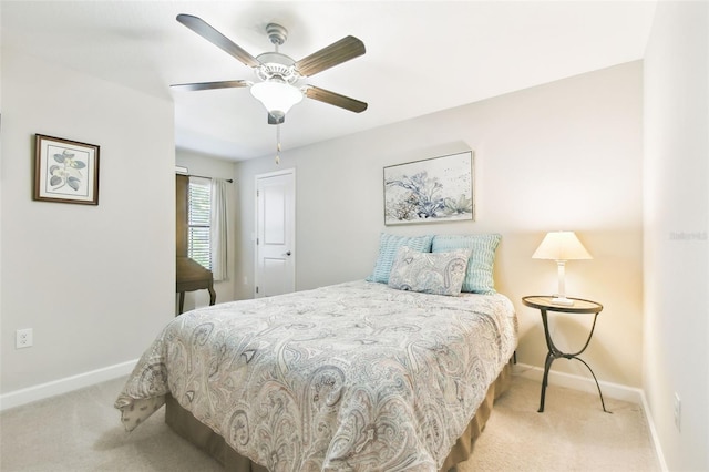 28568 Tranquil Lake Cir, Wesley Chapel, FL 33543 - bedroom featuring carpet flooring and ceiling fan