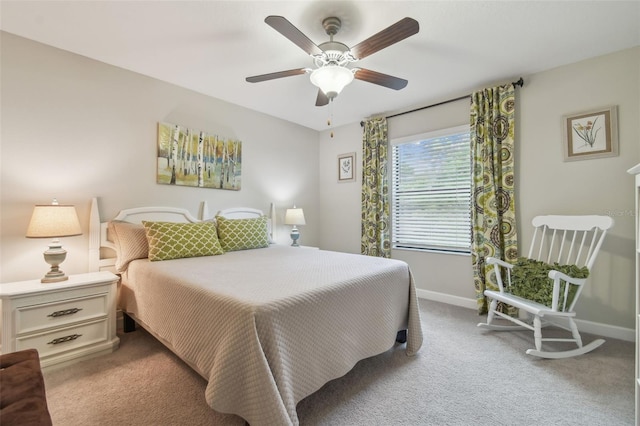28568 Tranquil Lake Cir, Wesley Chapel, FL 33543 - bedroom featuring carpet floors and ceiling fan