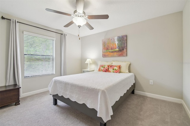 28568 Tranquil Lake Cir, Wesley Chapel, FL 33543 - bedroom with carpet floors and a ceiling fan