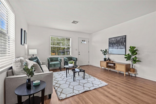 1743 Fulton Ave, Clearwater, FL 33755 - living area with wood finished floors
