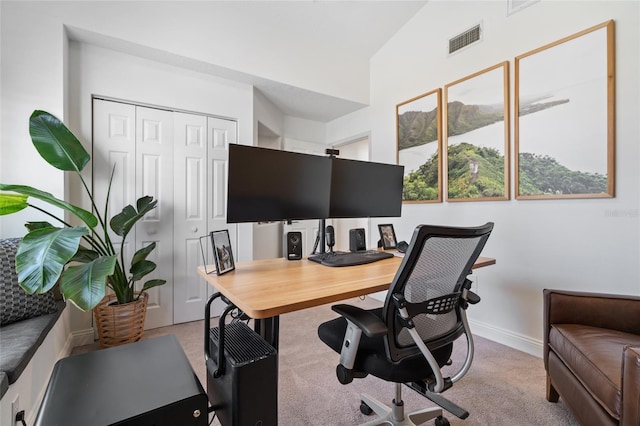 2182 Trevor Rd, Palm Harbor, FL 34683 - office area with carpet floors