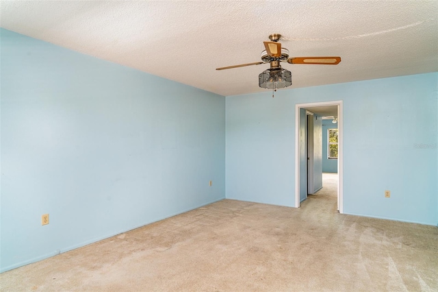 635 30th Ave W Unit F309, Bradenton, FL 34205 - carpeted empty room featuring ceiling fan and a textured ceiling