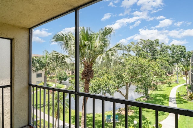 635 30th Ave W Unit F309, Bradenton, FL 34205 - balcony featuring a water view