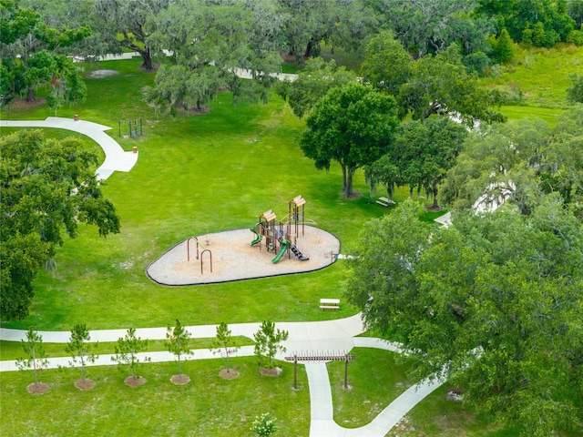 8749 Drummer Plank Dr, Wesley Chapel, FL 33545 - drone / aerial view of a park