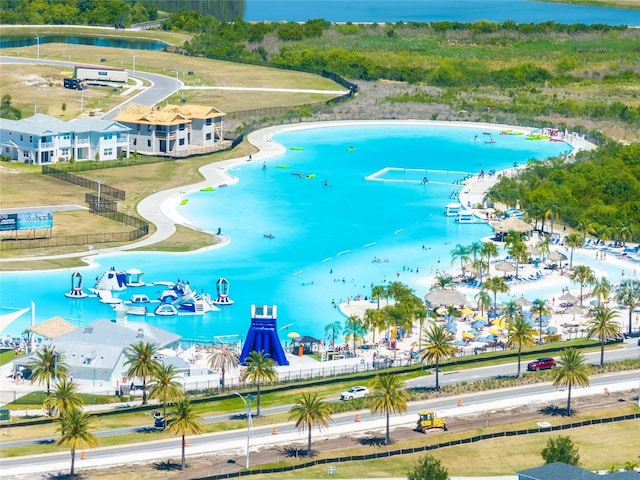 8749 Drummer Plank Dr, Wesley Chapel, FL 33545 - bird's eye view of a large body of water