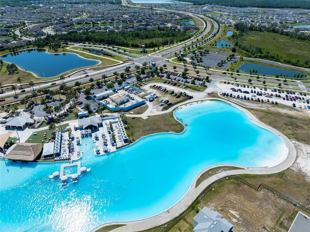 8749 Drummer Plank Dr, Wesley Chapel, FL 33545 - view of pool featuring a water view