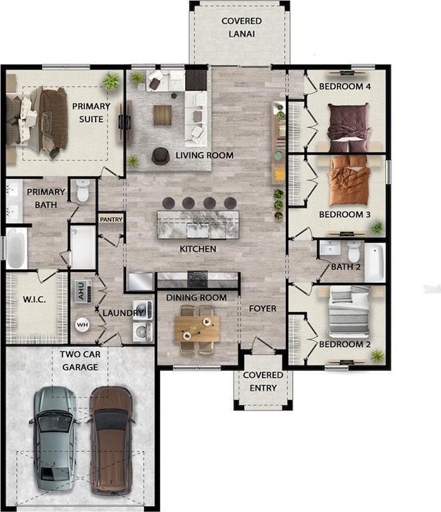 2560 S Biscayne Dr, North Port, FL 34287 - view of floor plan / room layout