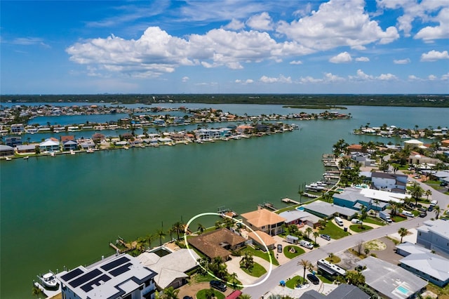 208 Bath Club Blvd N, North Redington Beach, FL 33708 - aerial view of residential area featuring a nearby body of water