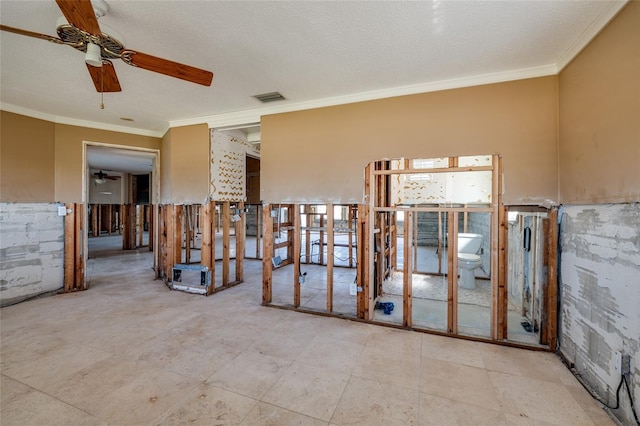 208 Bath Club Blvd N, North Redington Beach, FL 33708 - misc room with ceiling fan and crown molding
